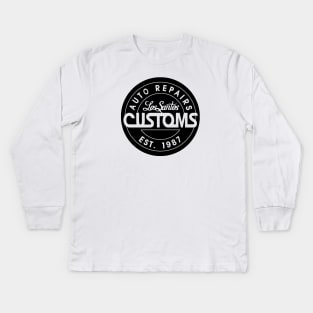 Los Santos Customs Kids Long Sleeve T-Shirt